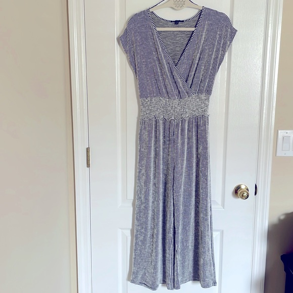 Caution to the Wind Wide Leg Striped Jumpsuit - Picture 1 of 6
